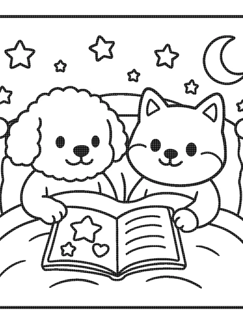 PLAYFUL PUPPIES Coloring & Activity Book — Puppy Love in Every Page! 🐶